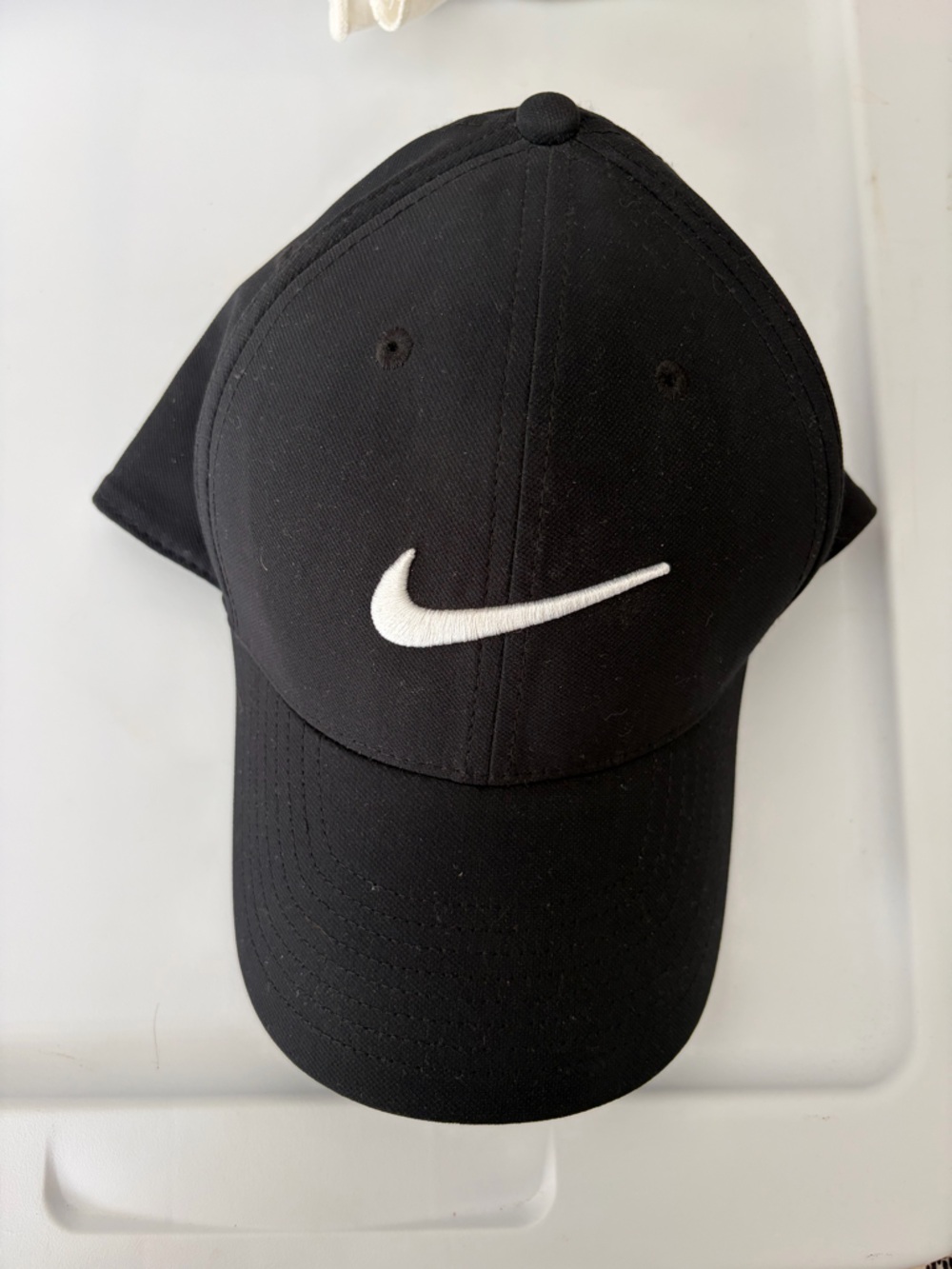 Nike Black Legacy 91 Dri fit Cap with White Swoosh unisex